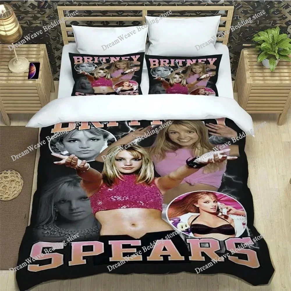 Britney Spears Bedding Set Duvet Cover 3d Bedding Fashion Design Decoration King Duvet Cover Set Double Bed Set Bedding Sets9639