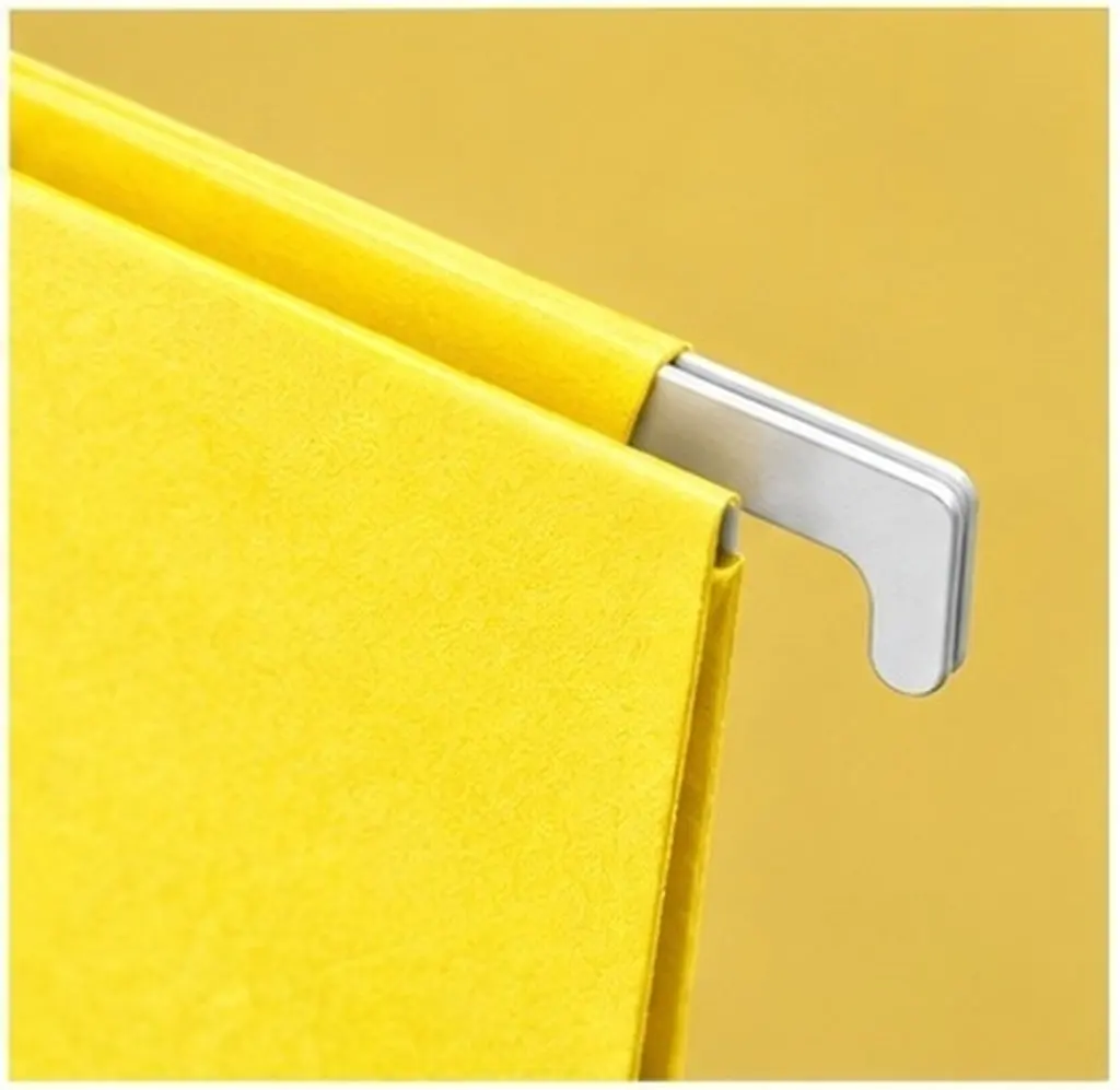 5Pcs Hanging File Folder Paper Metal Stable Portable Receipt Organizer Bills Document Holder Office School Functional Filing