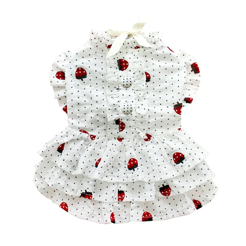 

Pet Dress Summer Dog Clothes Cat Clothing Skirt Yorkie Yorkshire Poodle Bichon Pomeranian Schnauzer Pet Costume Dog Apparel