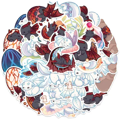 स्नोबोर्ड लैपटॉप सामान कार फ्रिज DIY स्टाइलिंग विनाइल प्यारा कार्टून स्टिकर के लिए 40 पीस पशु बिल्ली ड्रैगन भित्तिचित्र स्टिकर 8 best sales ड्रैगन स्टिकर - №8