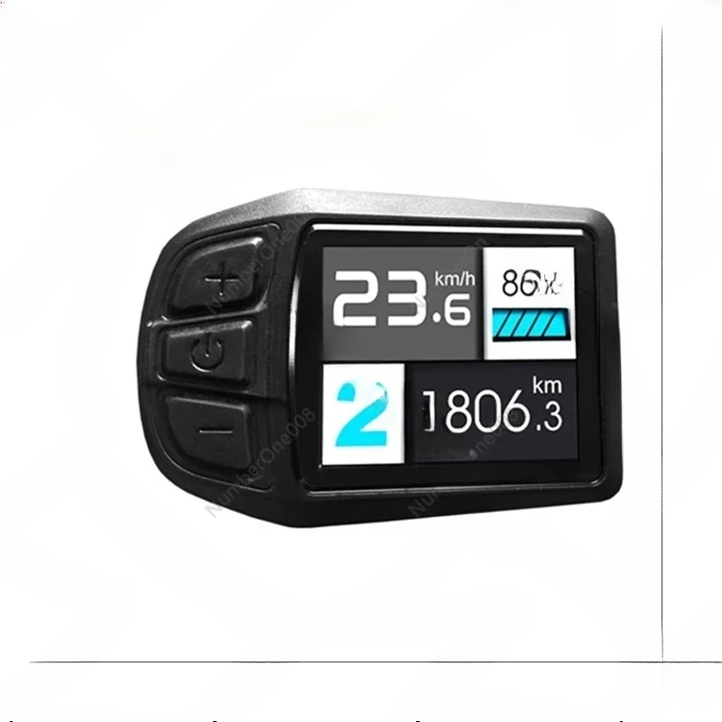 

Adapted for LCD TFT UKC3 Display Speed Battery Time Indicator for Electric Bicycle 24V 36V 48V Motor Conversion Kit, Waterproof