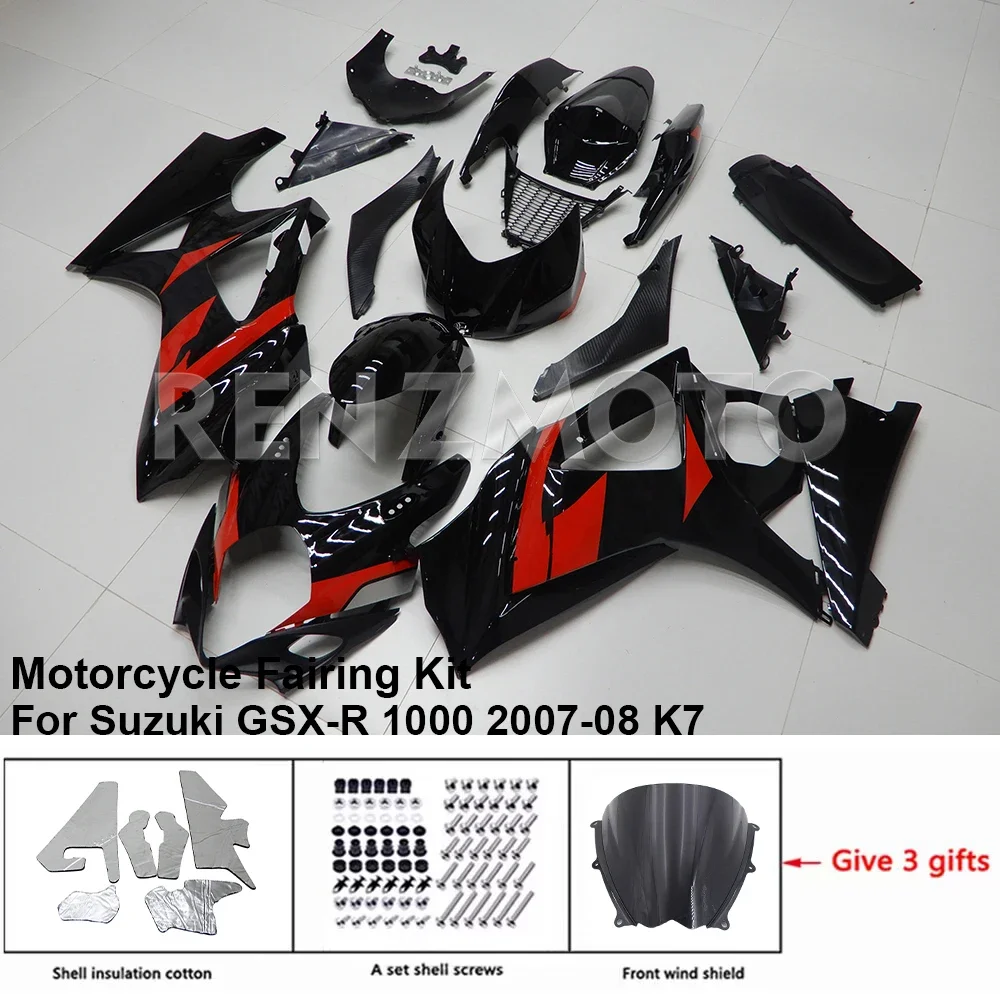 

Motorcycle Fairing Set Body Kit Plastic For Suzuki GSXR GSX-R 1000 2007-08 K7 Accessories Injection Bodywork S1007-115a