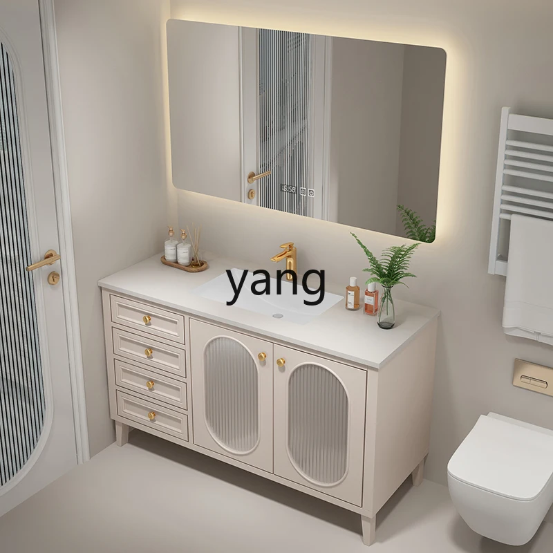 TGF الأمريكية كريم الرياح البلوط خزانة الحمام الذكية المرحاض لائحة سلس حوض غسيل الجدول #3