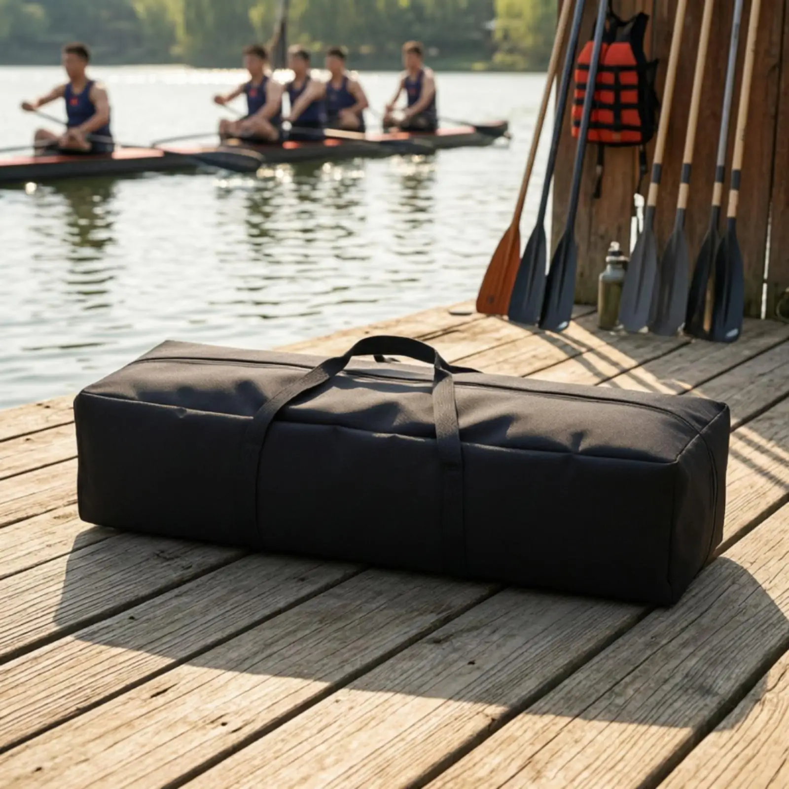 Dragon Boat Paddle Bag Sturdy Carrier Heavy-Duty for Training Practices, Coaches