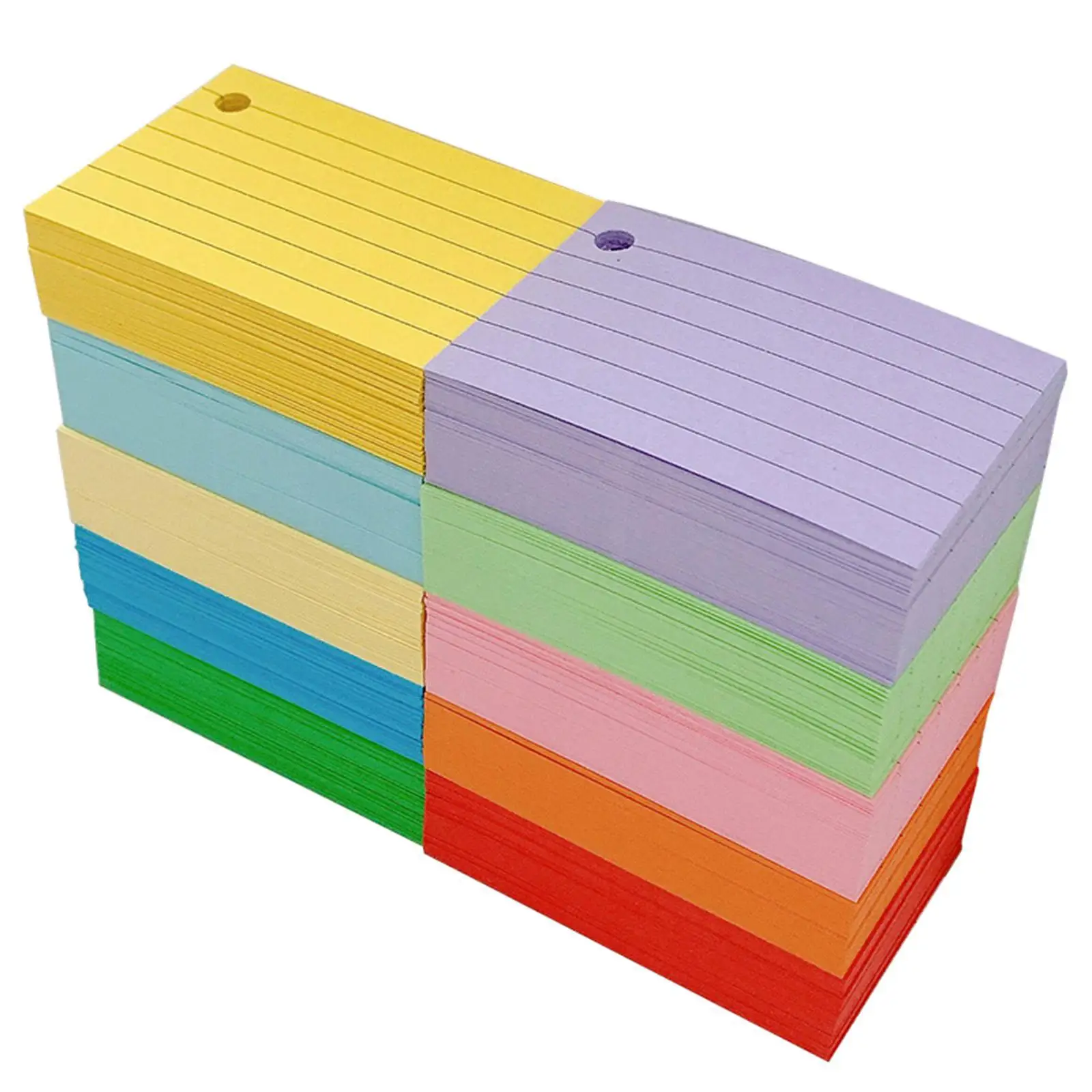 1000 Pieces Note Cards 10 Color Index Cards for Office Home Desk Accessories