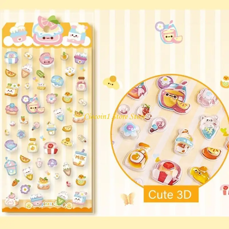 A3PC Animal Stickers Ocean Animal Butterfly Desert Desert Deser