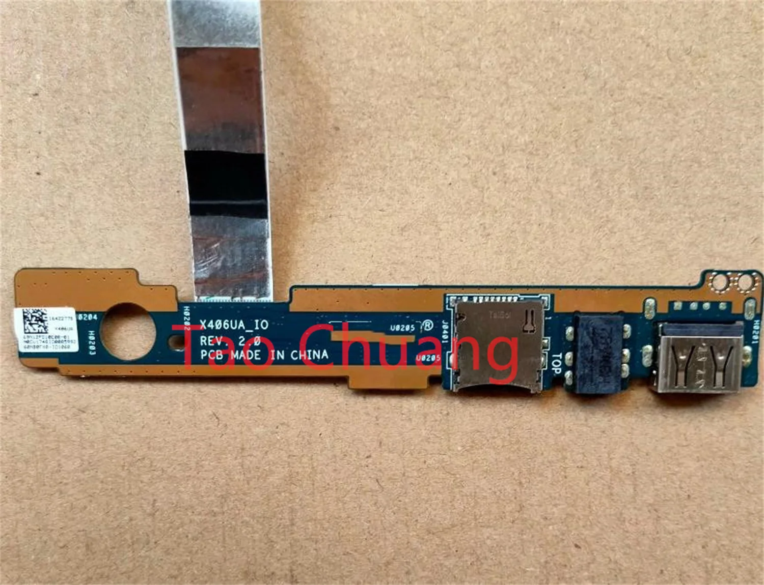 

Для Asus VivoBook S14 X406U S406U X406UA SD Card Reader Board Audio USB Board X406UA IO