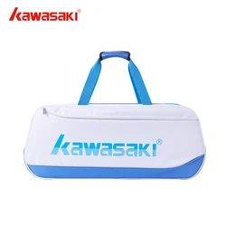 Kawasaki Tennis Racket Bag Large Capacity 6-9 Racquets Men Women Badminton Bag Tennis Racket Backpack Tenis Squash Padel A8901