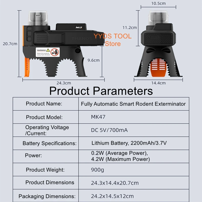 Home Use Fully Automatic Super-Powered Continuous Mouse Trap Cutting-Edge Mouse Catcher Rodent Extermination Wonder