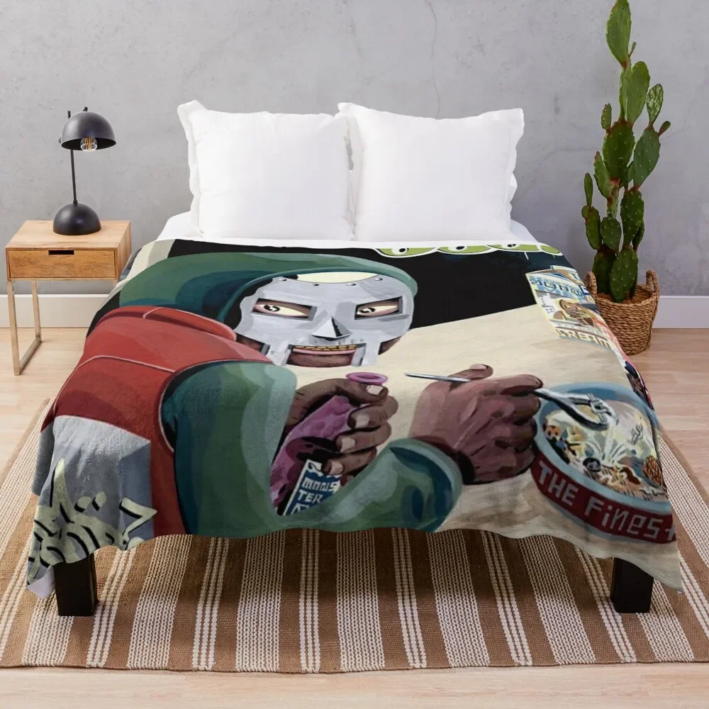 

ALL CAPS-MF COMIC Throw Blanket Fade Resistant Durable Throw Blanket