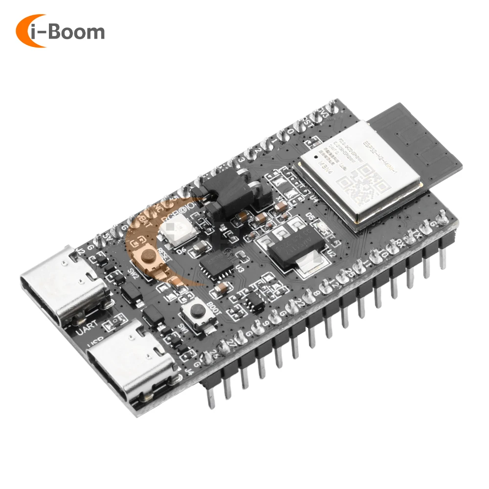 

ESP32-H2-DevKitM-1-N4 WiFi Bluetooth Development Board Onboard ESP32-H2-MINI-1 Module Dual Type-C Interface Core Board