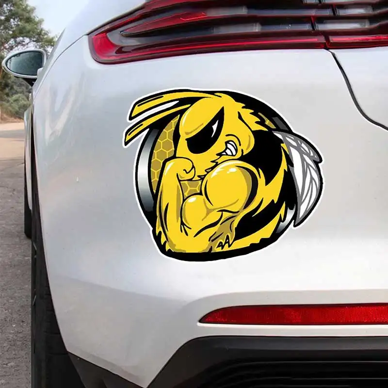 Powerful Hornet Car Sticker Vinyl Decal Waterproof Rear Window Motorcycle Camper Bumper Truck Laptop Decoration Y918
