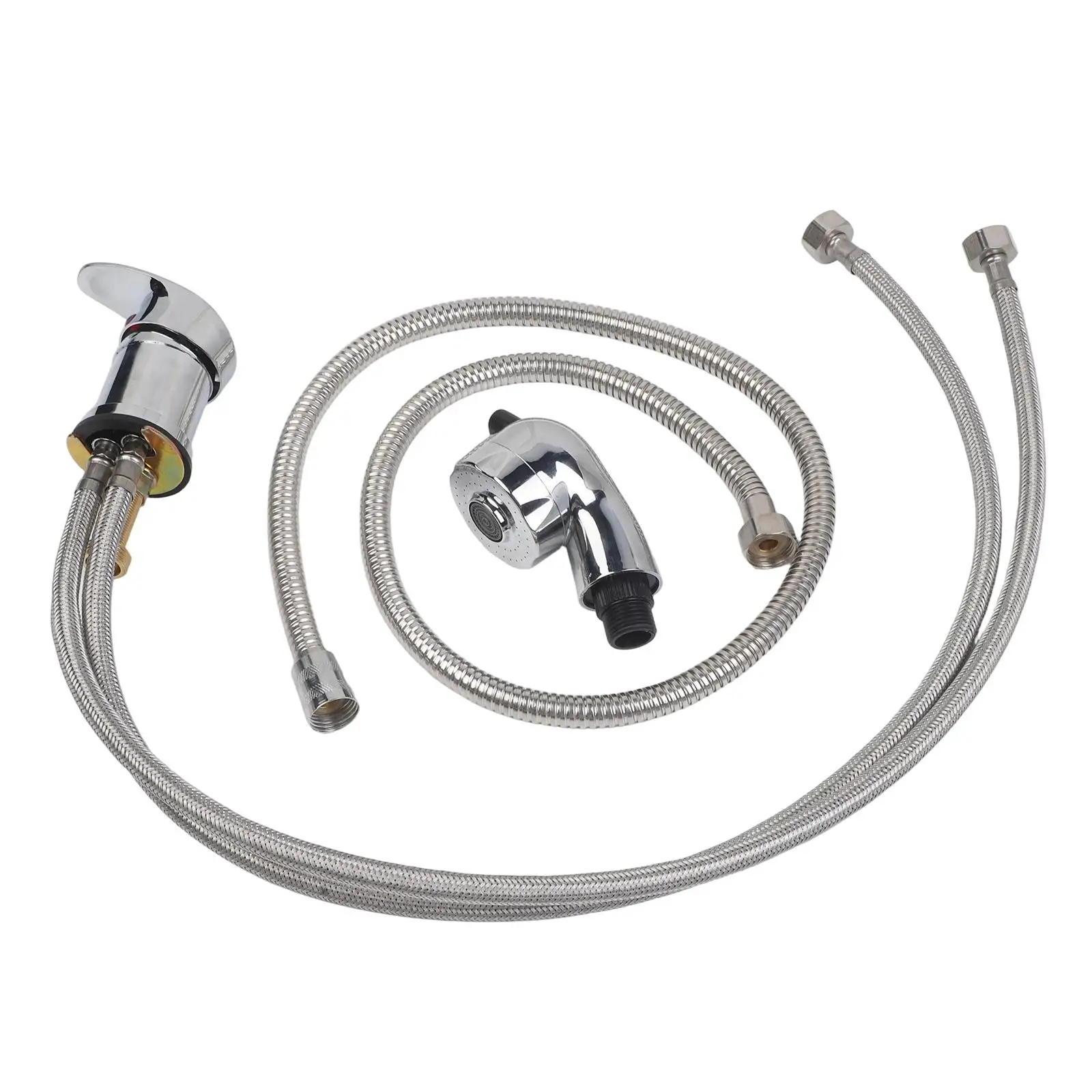 

Hose Connector Hose Length 120cm Mixing Valve Dual Function Nozzle Easy Installation Kit Erosion Resistant Finish