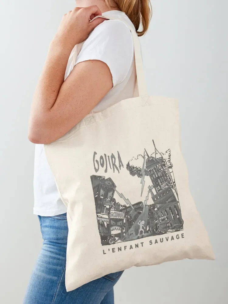 

metal>>gojira--band---gojira--- Tote Bag foldable reusable bag tote bag canvas Gift bags handbag