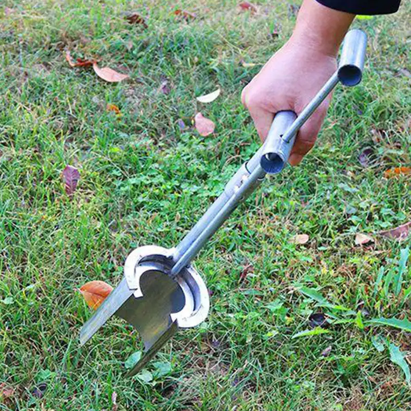 Soil Sampler Handheld Garden Barrel Transplanter Digging Hoes Seedlings Plant And Fruit Tree Seedling Transplanter Planting Tool