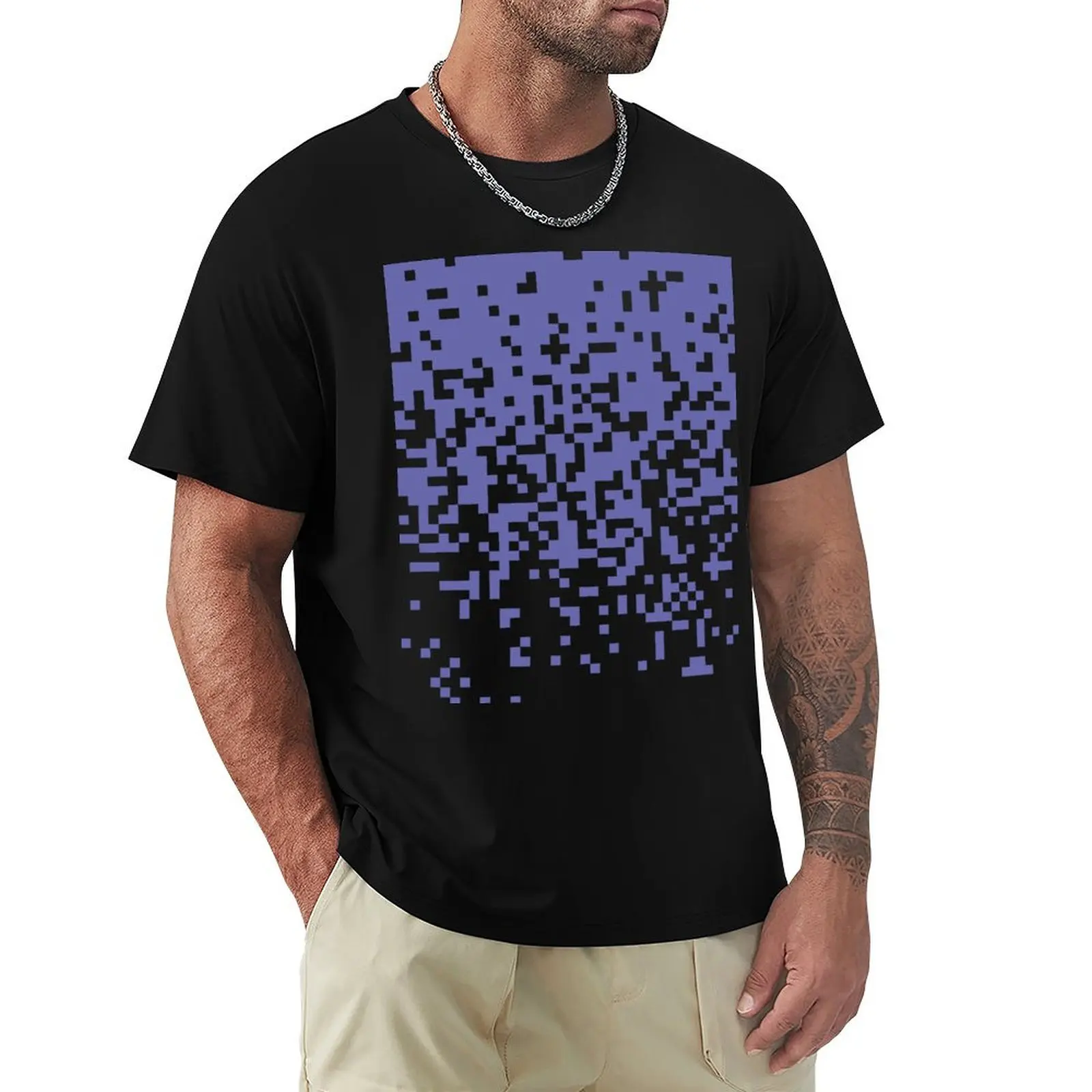 

Veri Peri and White T-Shirt blue archive fashion shirts compression shirt men