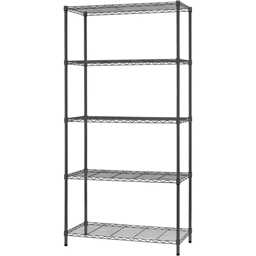 

14 D36 W72 H Wire Shelving Unit Commercial Metal Shelf with 5 Tier Adjustable Layer Rack Strong Steel for Restaurant Garage Pant