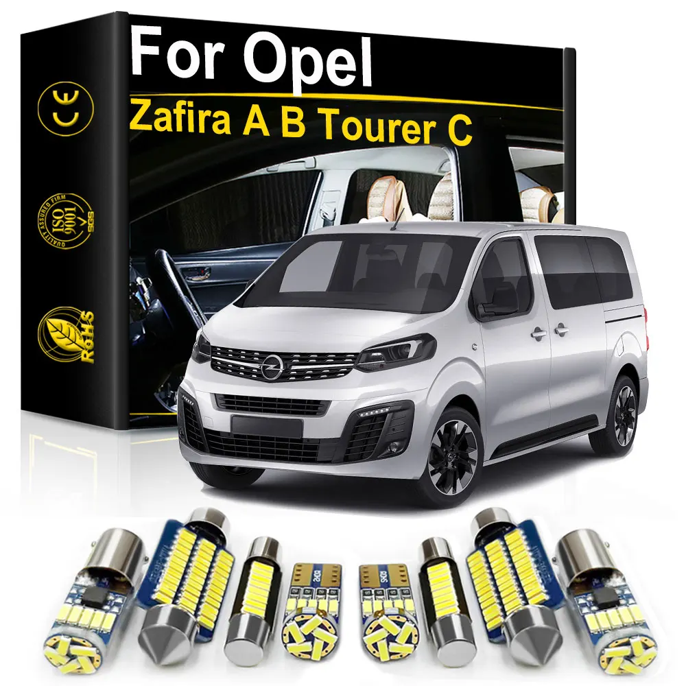 Car Interior LED Light For Opel Zafira A B Tourer C 1999 2001 2003 2005 2008 2010 2015 2018 2019 2020 Accessories Canbus Lamp