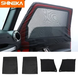 Car Curtain Anti-UV Sun Block Visor Cover Window Sunshade Insect Net For Jeep Wrangler TJ JK JL JT 1997-2024 For Suzuki Jimny