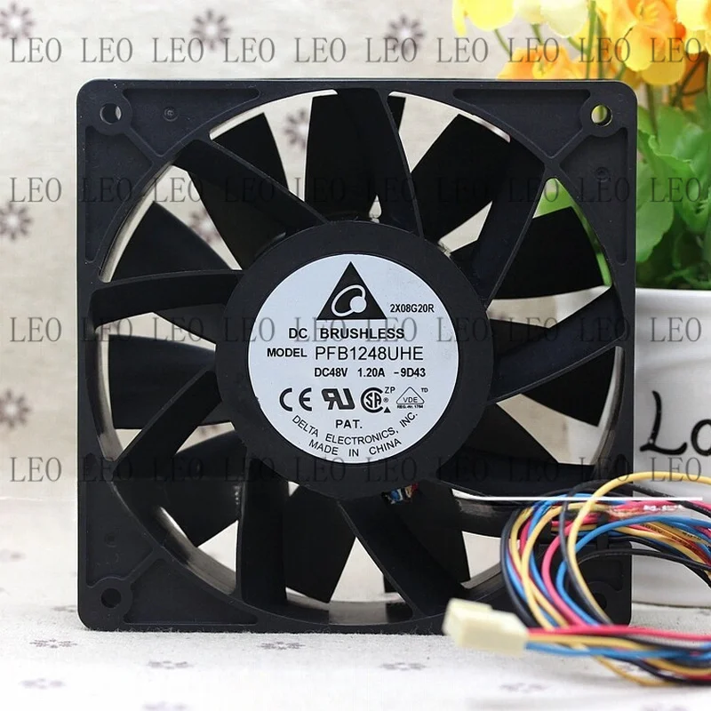 MY For Delta Electronics PFB1248UHE 120*120*38mm 4Pin DC Brushless Cooling FAN