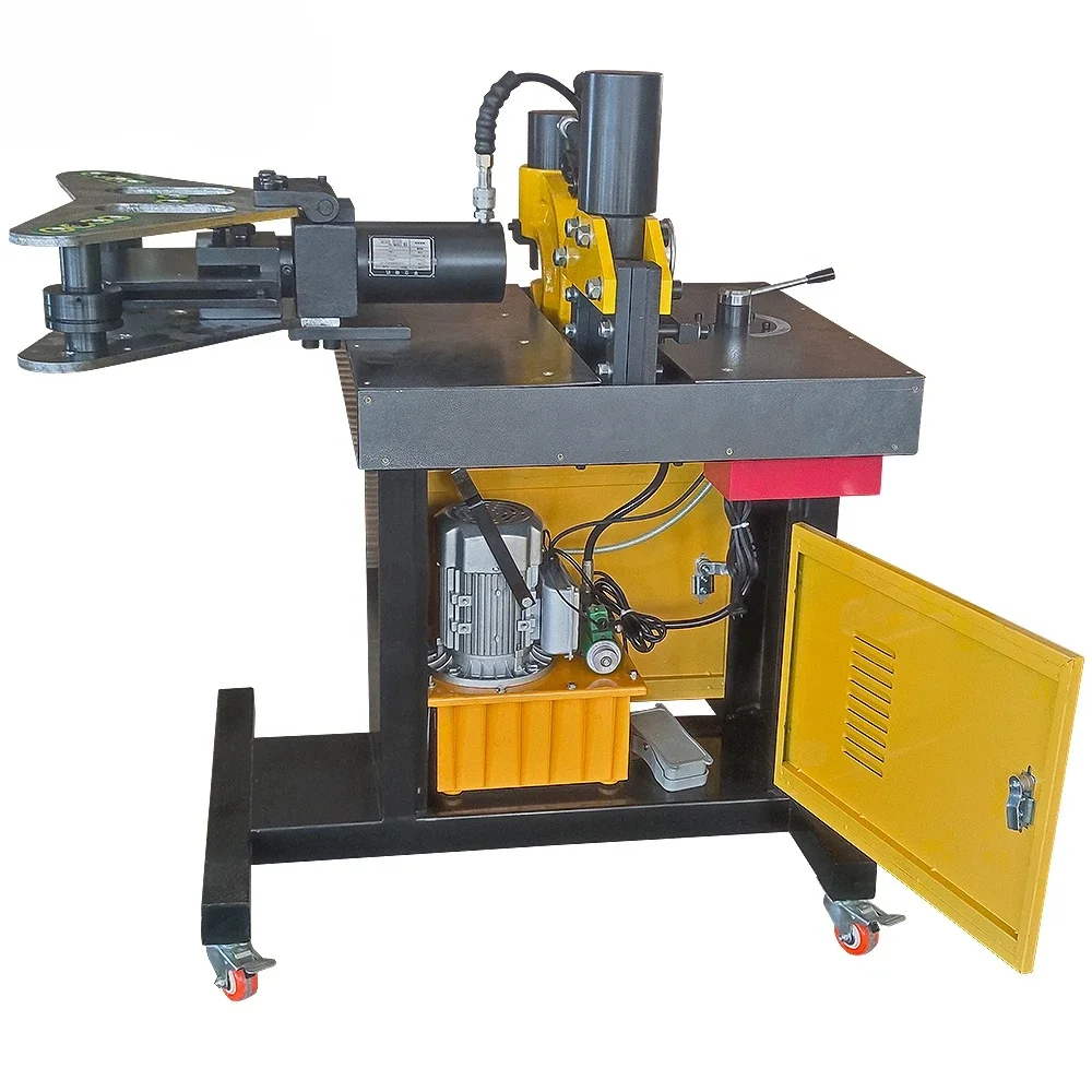DHY-401 4-in-1 Hydraulic Bus Cutting, Punching and Bending Machine