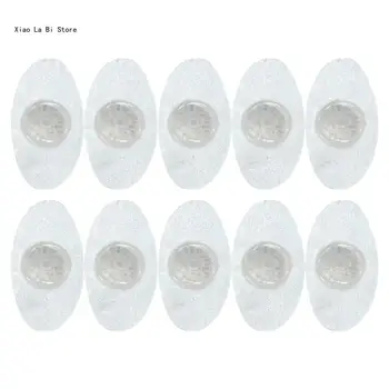 10 Adet Akrilik Kulak Tıkacı Tutucu Ayarlanabilir Küpe Kaldırıcı Şeffaf Küpe Geri XXFD