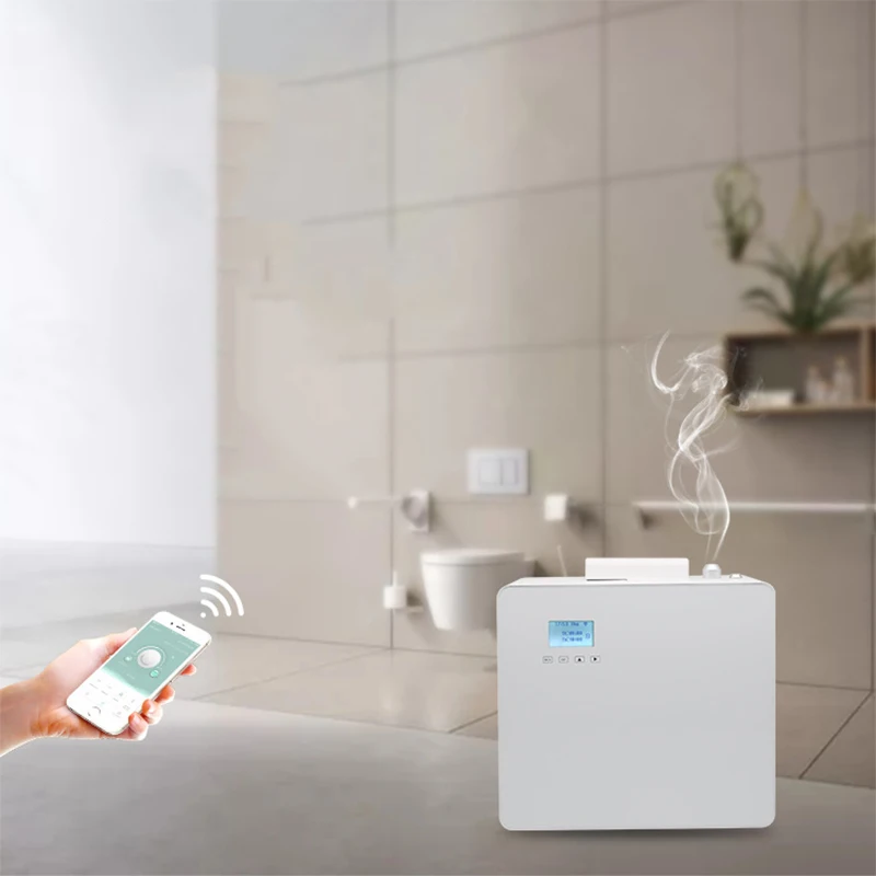 800ML Commercial Hotel Aroma Diffuser เครื่อง WIFI สมาร์ทจับเวลาอัตโนมัติ Pure น้ำมันหอมระเหยน้ำมันหอมระเหย