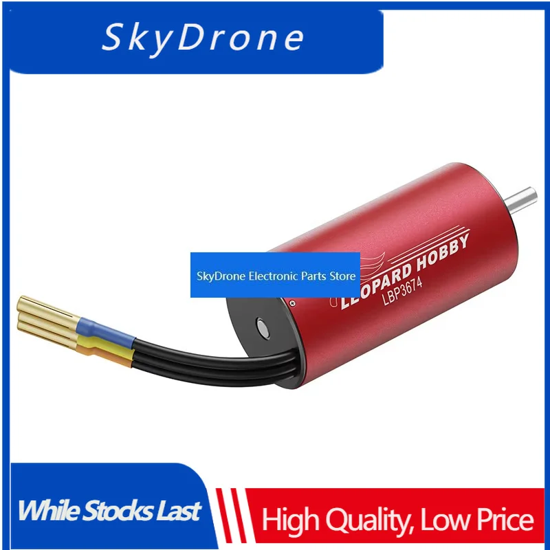 SkyDElLEOPARD HOBBY LBP3674 Brushless Inrunner 1700KV 1900KV 2200KV Sensorless 4-pole Motor For 1/10 Car Model RC Parts