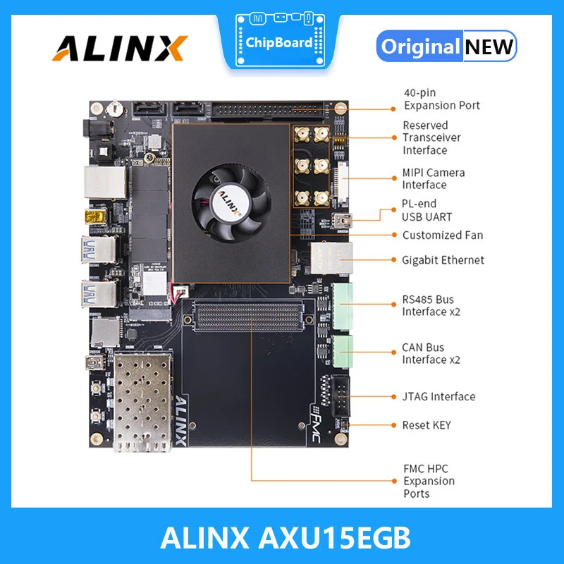 ALINX-AXU15EC Xilinx Zynq UltraScale + MPSoC XCZU15EG Conselho FPGA