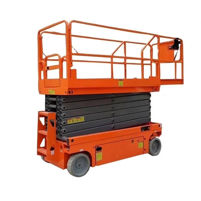 Outdoor Rainproof Self Walking Mobile Scissor Aerial Lift Battery Hydraulic Construction Site Maintenance Cart