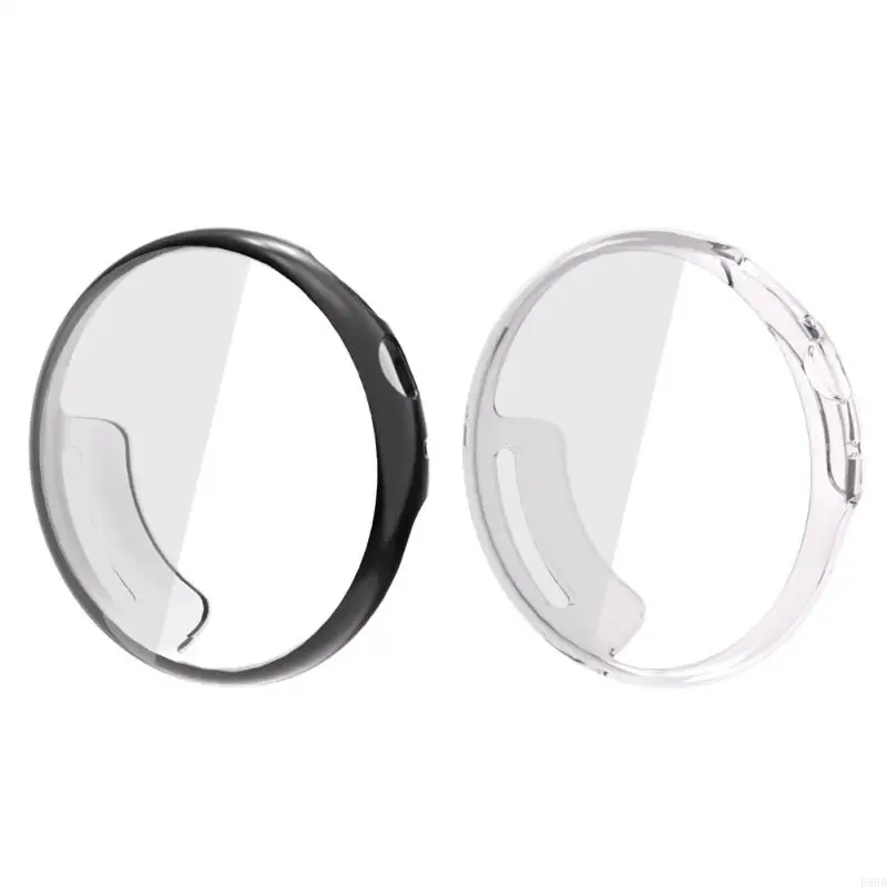 

D5BB Stylish Complete Protective TPU Full Wrap Case Soft Flexible Against Scratches Shock Absorbing Fit for Watch 3 41mm/45mm