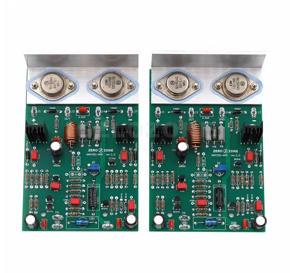 

One Pair Assembeld NCC200 Power Amplifier Board Base On UK NAIM NAP250 circuit