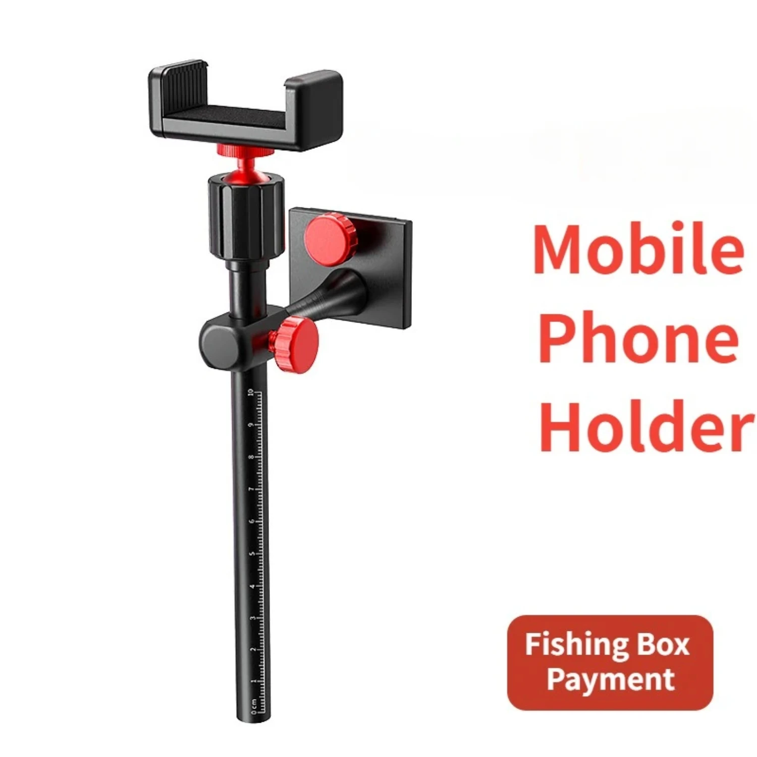 Dual Purpose Fishing Box Dedicated Mobile Phone Live Streaming Bracket Light Bracket Chair Night  Outdoor Accessories