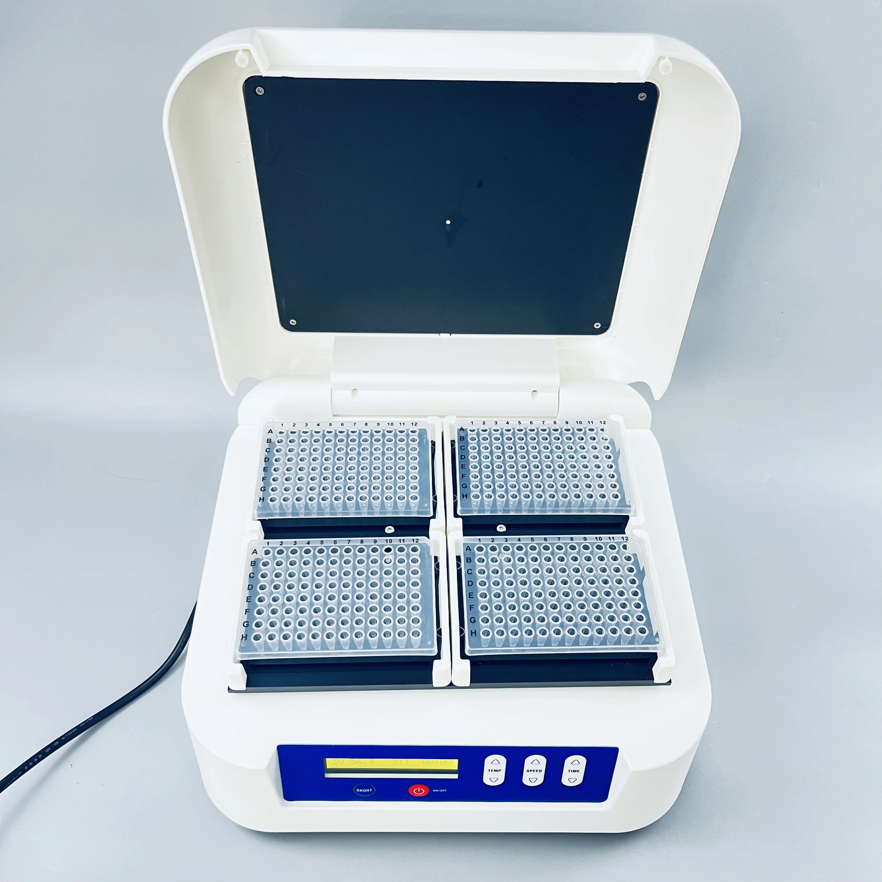 Electric 200~1500rpm Thermo 4 Microplates/Culture Plates Shaking Orbital Cell Incubator Heating Shaker for Laboratory