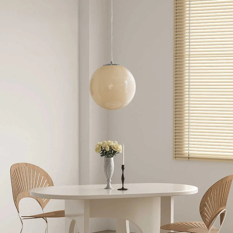 Win Way Lollipop فقاعة ملونة زجاج إبداعي قلادة ضوء القرون الوسطى كريم مطعم غرفة نوم غرفة الأطفال ضوء بريق