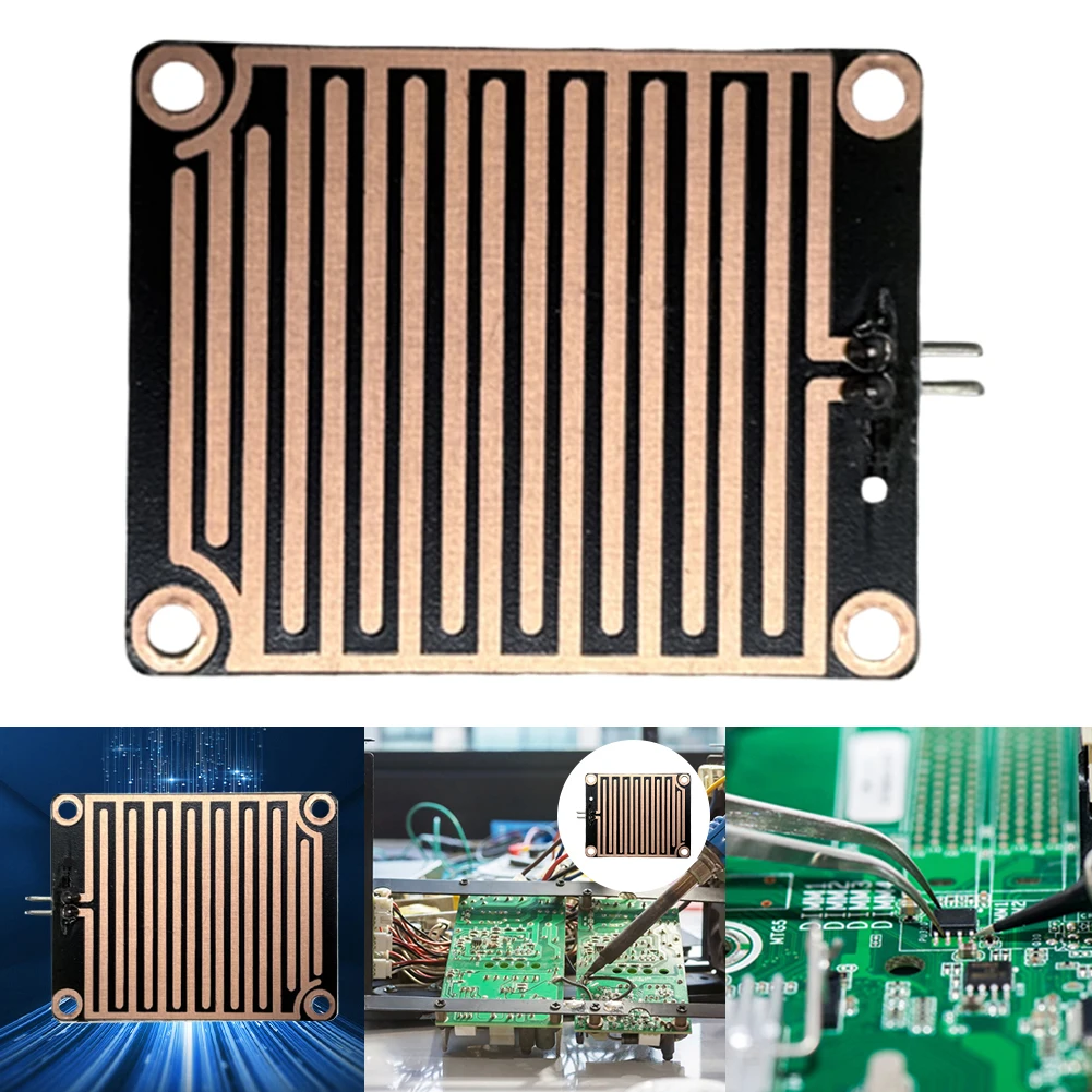 1 PC Raindrop Sensor Board Rain Water Level Sensor Module Rising Water Level Detection Module Electronic Component