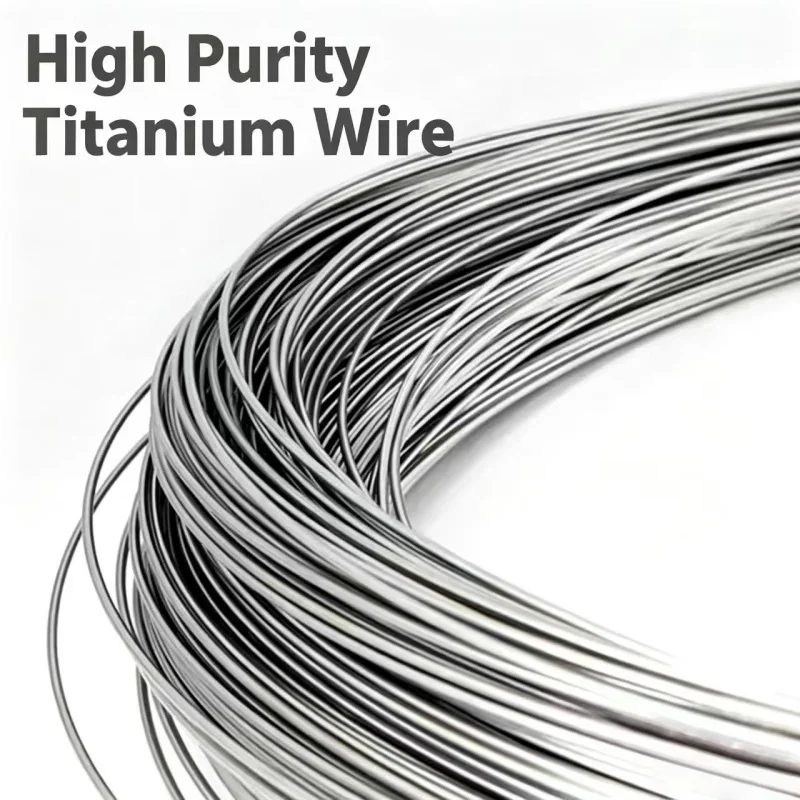 TA1 TA2 99.9% High Purity Pure Titanium Wire 0.05mm-1.0mm Industrial Ti Metal Solid Wire