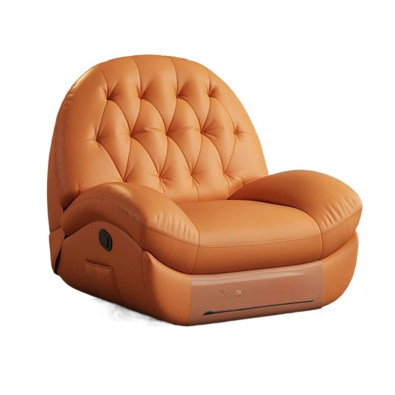 

First-class space capsule multi-functional sofa, leather cloud lazy sofa