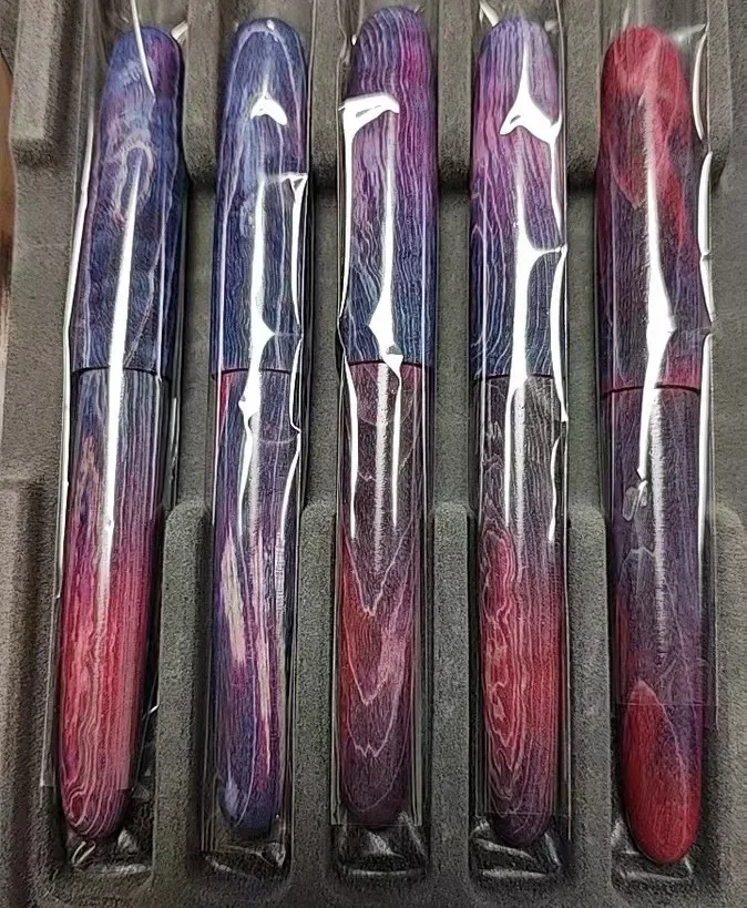 

New Jinhao Wooden Fountain Pen German Bock EF/F/M 0.38/0.5/0.7mm Ink Pen High Quality Imported Resin in Various Colors Writing