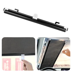 Car Window Retractable Sunshade Roller Curtain Bedroom Kitchen Thermal Insulation Shutter Shade Curtain Car Windshield Sunshade