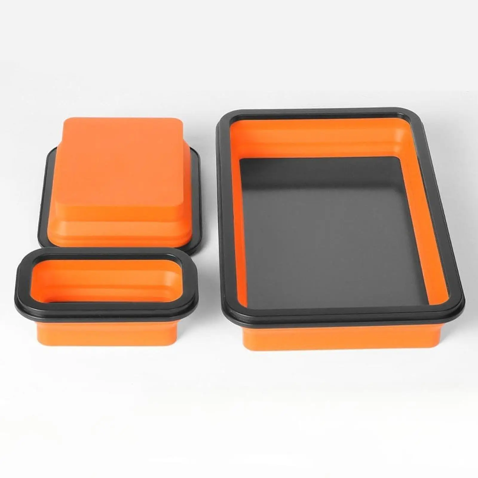 Vassoio pieghevole per parti attraenti Vassoio per attrezzi in silicone Scatola portaoggetti flessibile multiuso portatile Organizzatore per accessori hardware