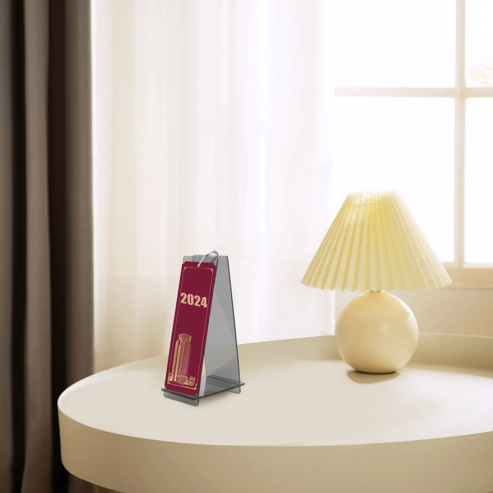 

Настольный календарь на Год Дракона, подставка для календаря, держатель для переворачивающегося календаря, легкий держатель для календарей для офиса и дома, кронштейн для демонстрации календарей