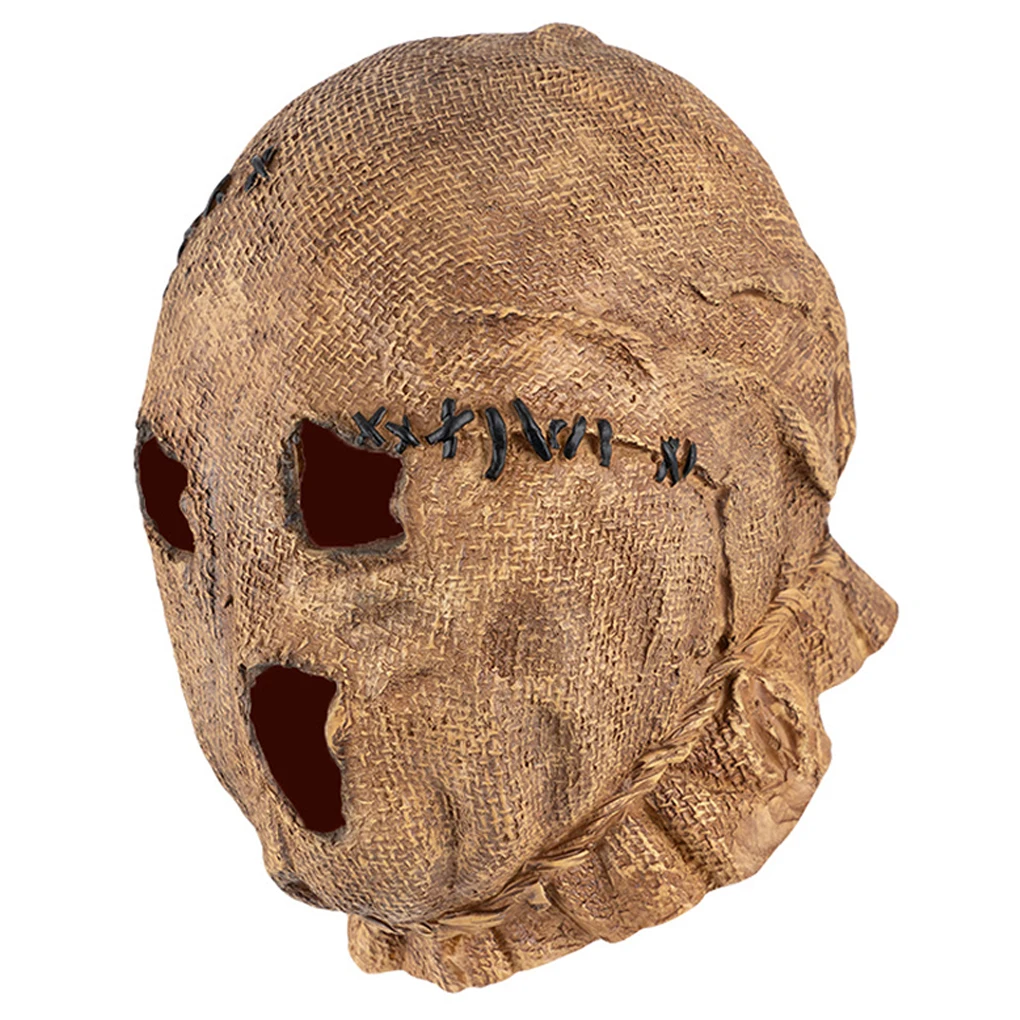 Horror Halloween Horror Scary Costume With Burlap Zombie Mask For Haunted Look Hairstyles Halloween Party Costume Props