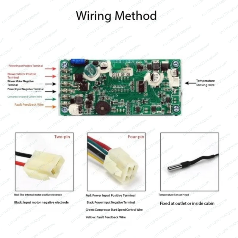 Parking Electric Air Conditioning Control Panel 12V for Car Air Conditioning Evaporator Inverter Control Boards