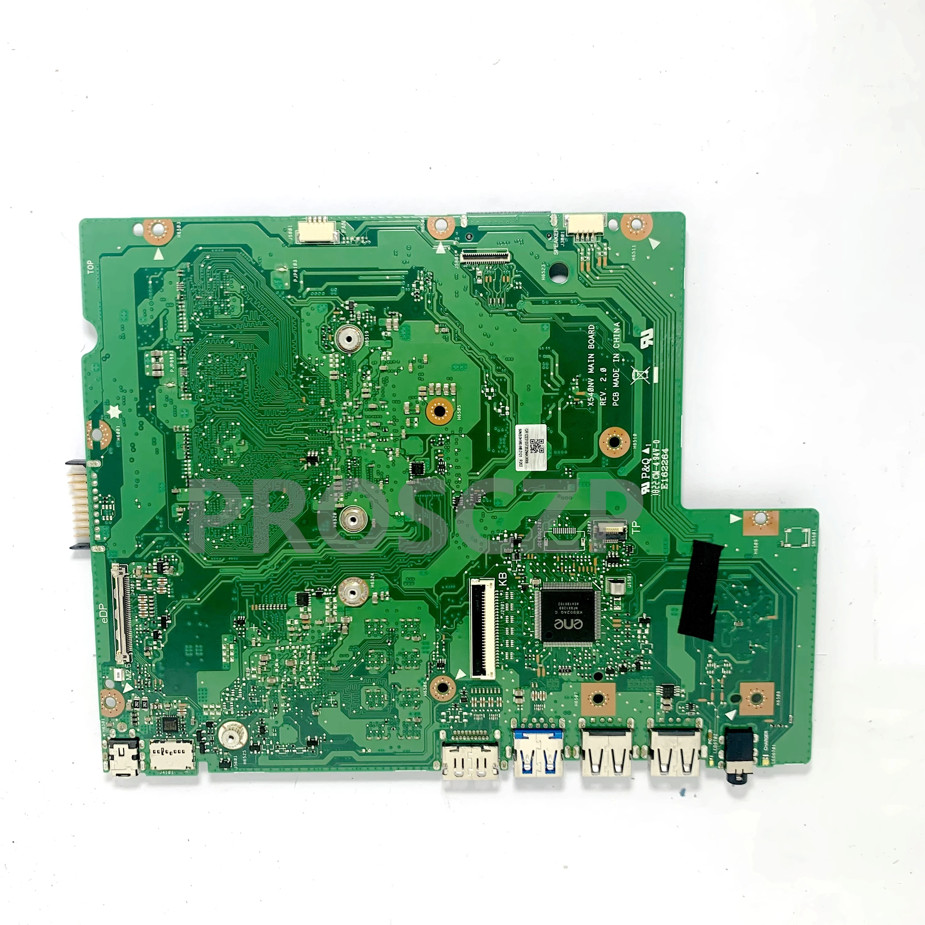 Imagem -02 - Laptop Motherboard para Asus Mainboard para Asus X540nv X540nv Rev.2.0 Sr2z7 N3350 Cpu N16v-gmr1-s-a2 920mx 4g Ram 100 Completo Testado ok