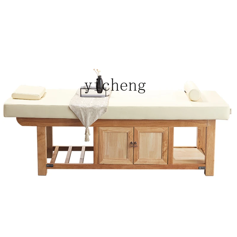 Tqh Beauty Salon Special Solid Wood Latex Body Spa Traditional Chinese Medicine Bone Shaping Changle Massage