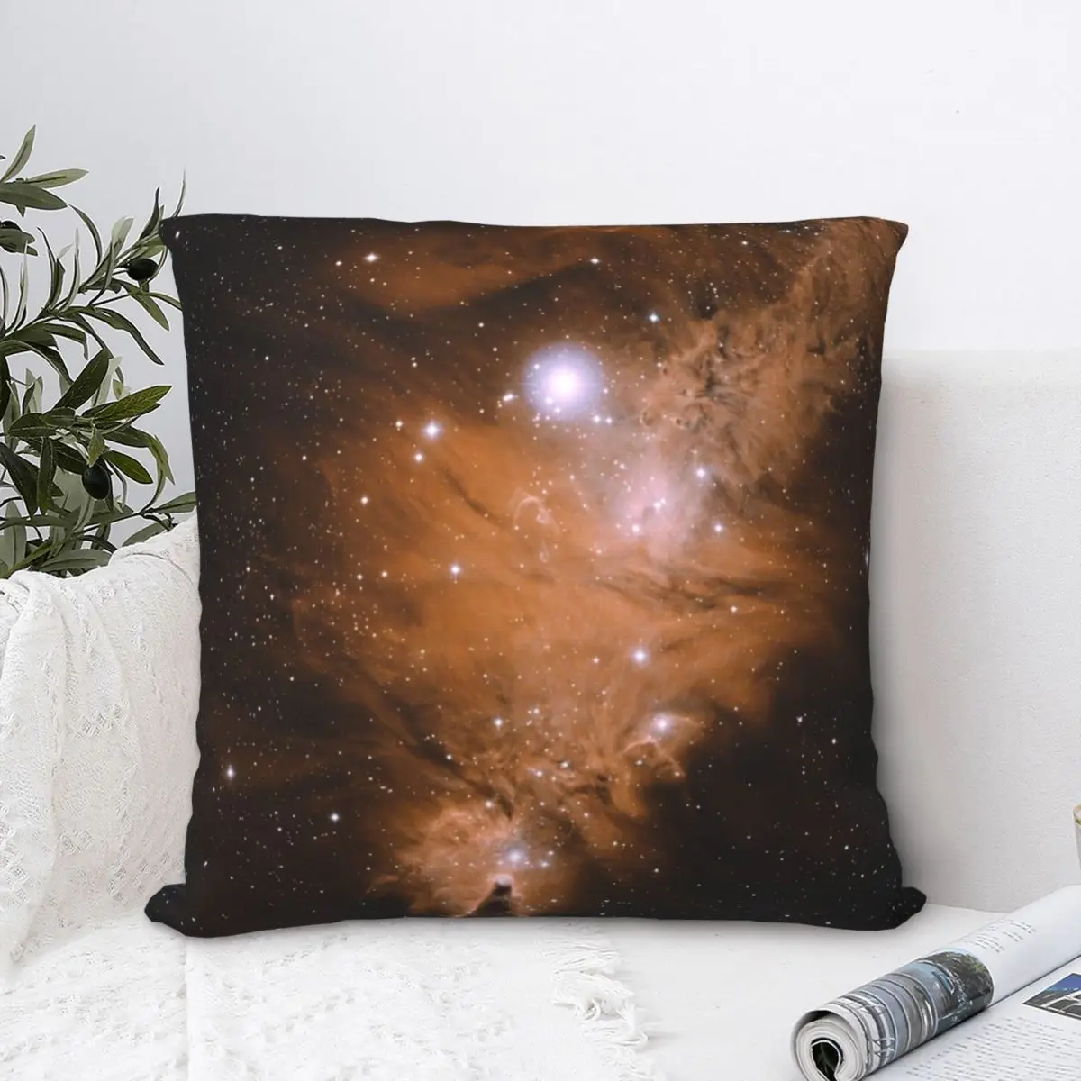 

Cone Nebula And Fox Fur Nebula Square Pillowcase Polyester Pillow Cover Velvet Cushion Decor Comfort Throw Pillow For Home Sofa