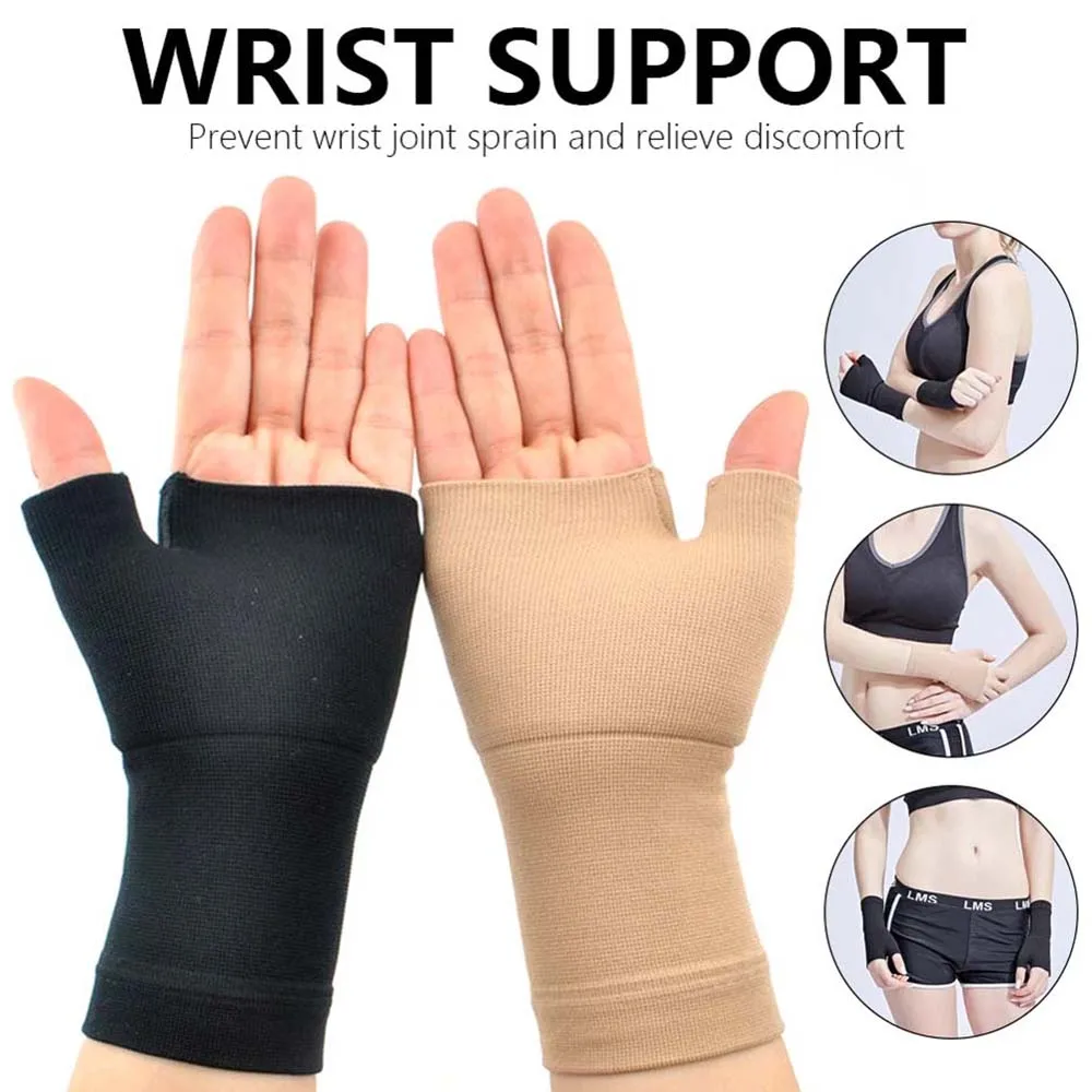 1Pc Golfer Compression Wrist Thumb Band Belt Carpal Tunnel Hands Wrist Support Brace Strap Sleeve Tenosynovitis Arthritis Gloves