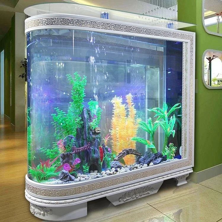 Customized Marine Large 200 Gallon Fish Aquarium, Factory Direct Sale Indoor Large Acrylic Fish Tank