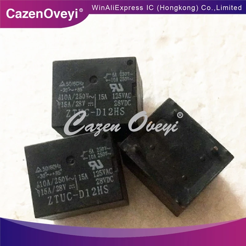 5pcs/lot ZTUC-D12HS 12V relay